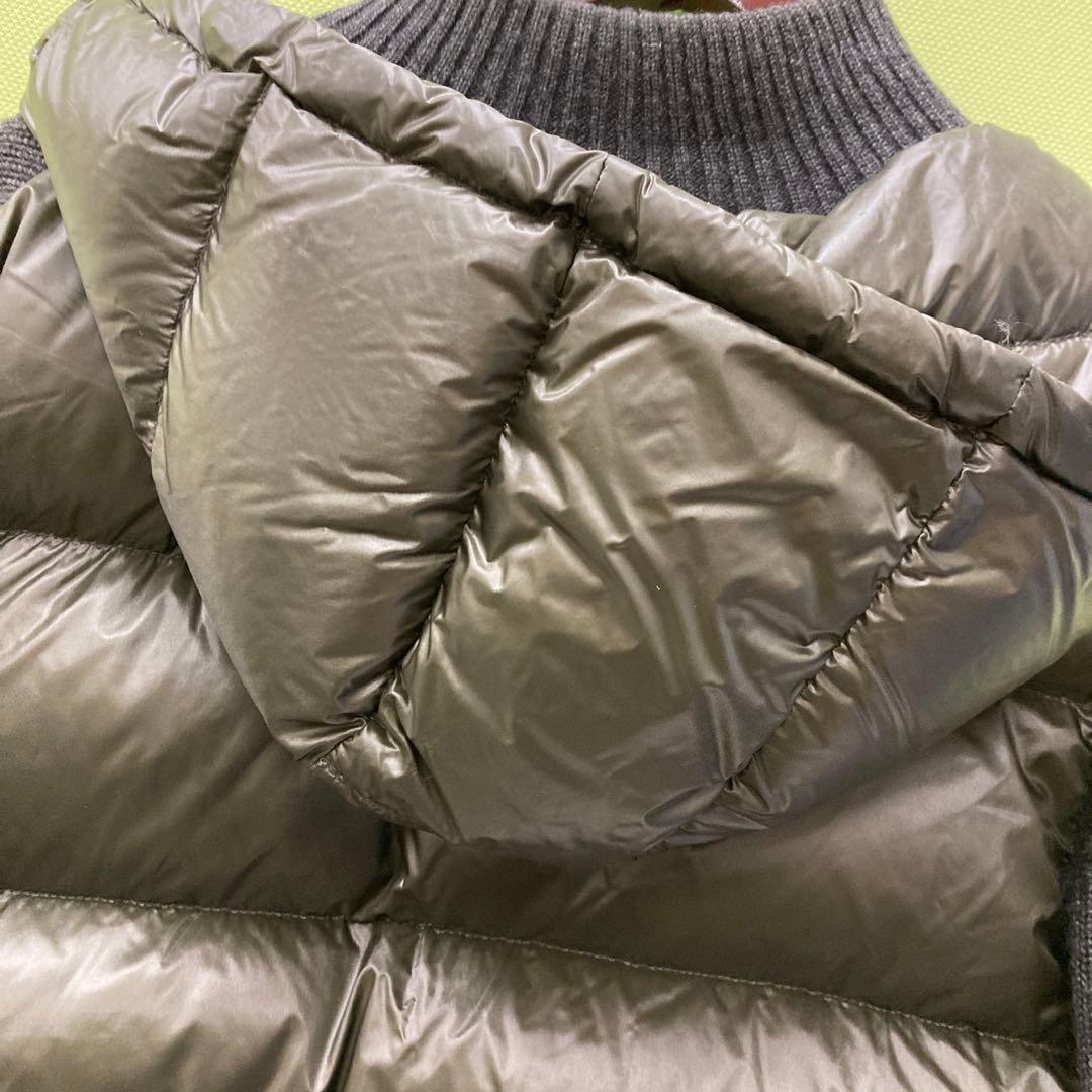 MONCLER MAGLIONE TRICOT CARDIGAN ニットダウンL