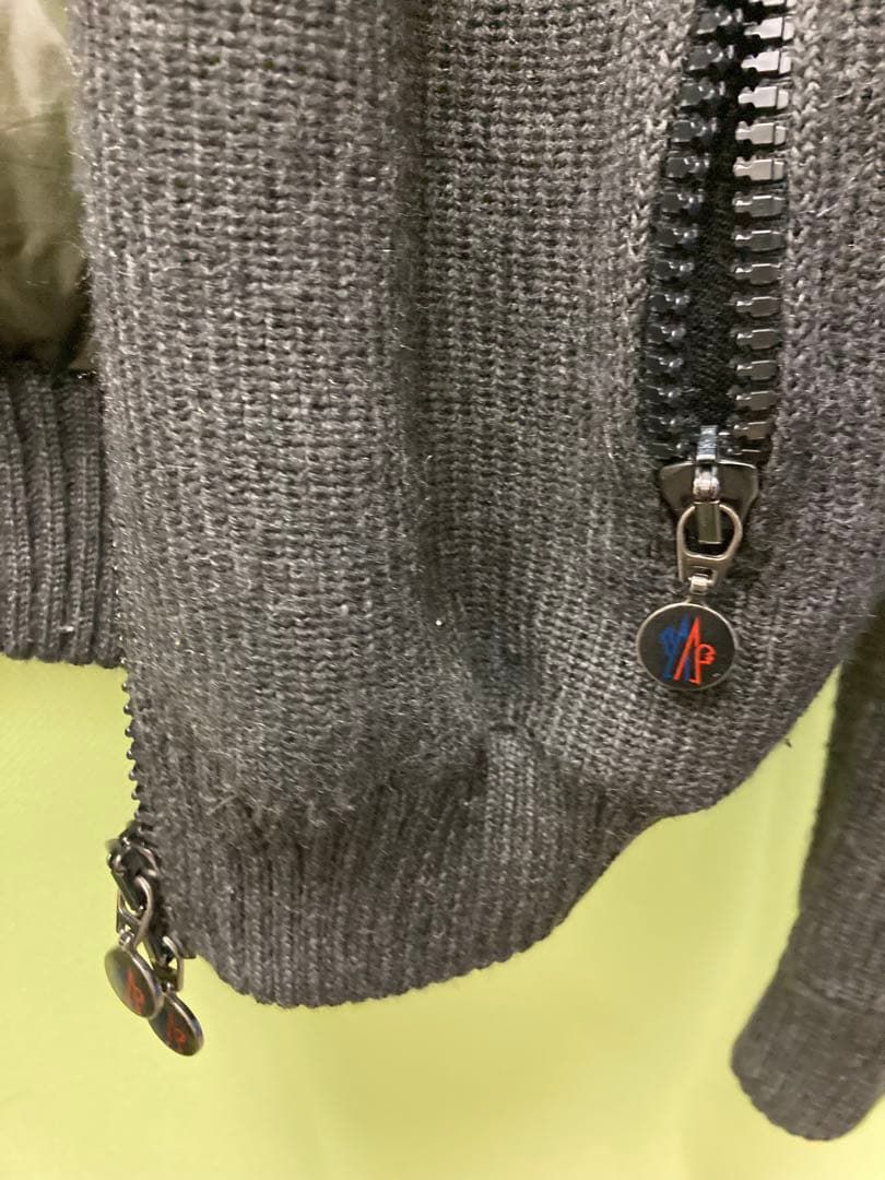 MONCLER MAGLIONE TRICOT CARDIGAN ニットダウンL