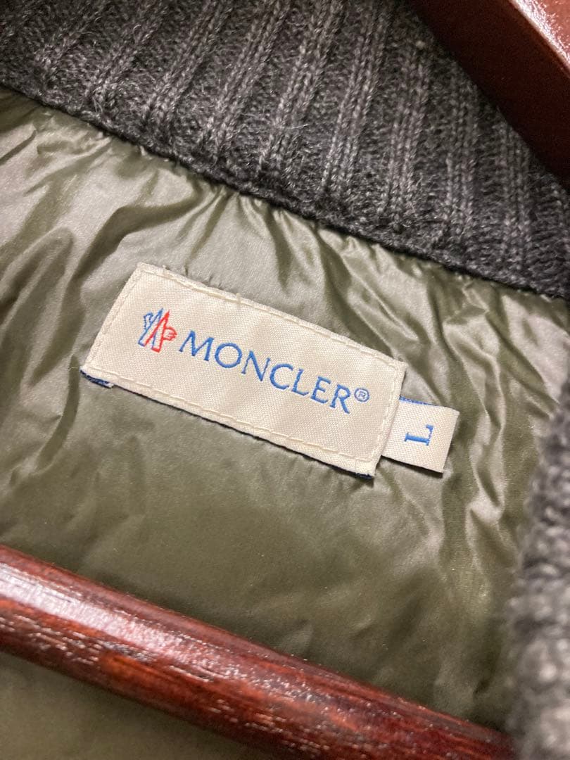 MONCLER MAGLIONE TRICOT CARDIGAN ニットダウンL