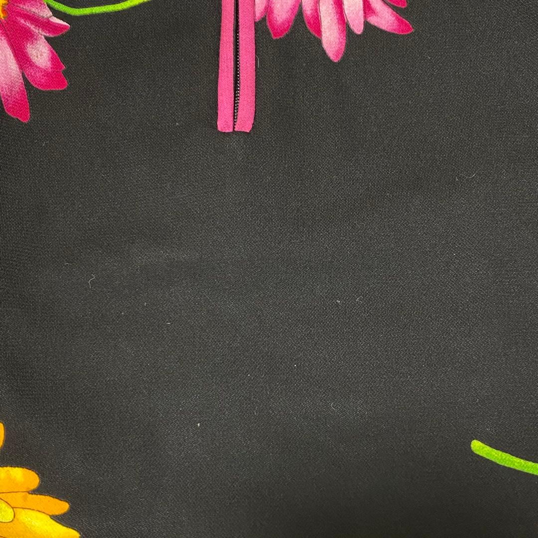 【LEONARD】 ミニワンピース チュニック チャイナ風 花柄 長袖