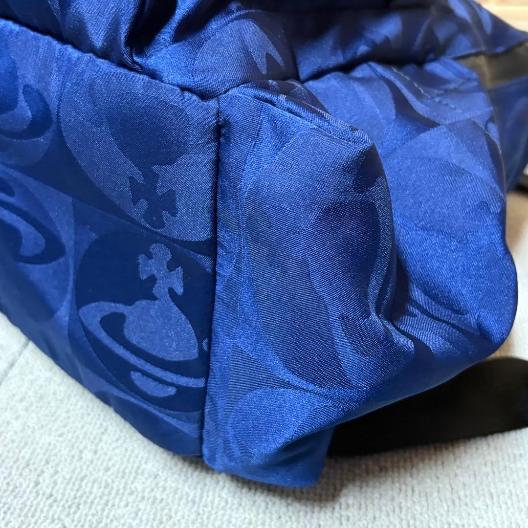 Vivienne Westwood チェッカー ORB リュック ブルー