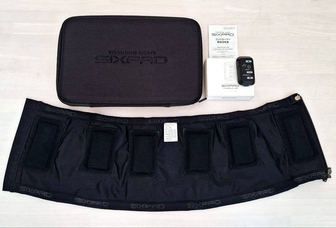 SIXPAD シックスパッド パワースーツライトコアベルト M 美品