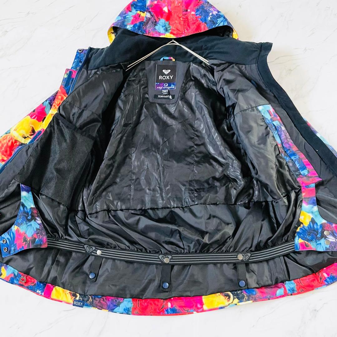 4360【美品】ROXYロキシー スノボウェア ジャケット 蜷川実花コラボ 花柄