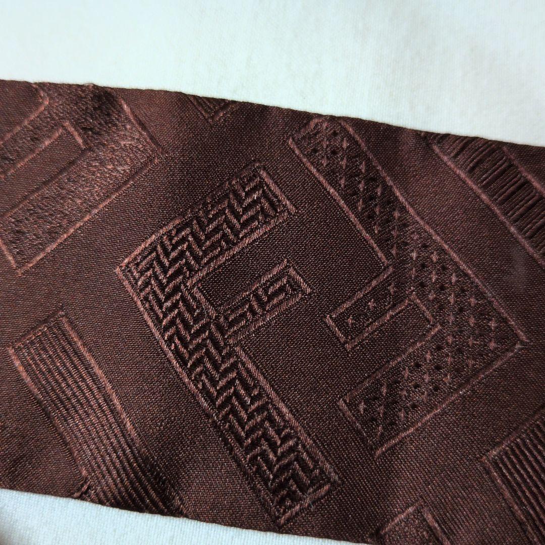 FENDI/ラッピー/ピンク＆ブラウンシルク バンドゥ リボン＆箱＆紙袋＆タグ