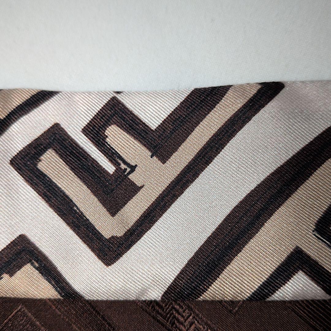 FENDI/ラッピー/ピンク＆ブラウンシルク バンドゥ リボン＆箱＆紙袋＆タグ