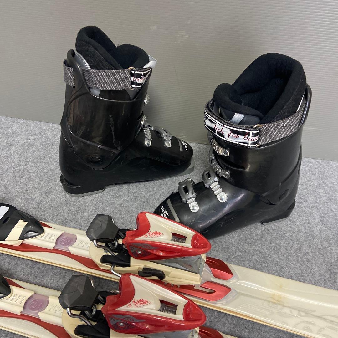 ★訳あり★メンテナ済　大人スキーセット 板154cm ブーツ 25~25.5cm