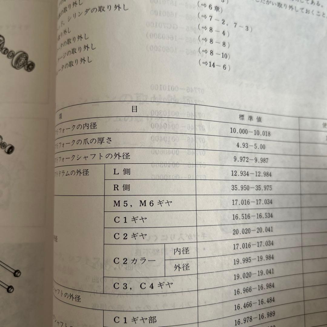 ホンダNSR50/80サービスマニュアル、デイトナセッティングマニュアル