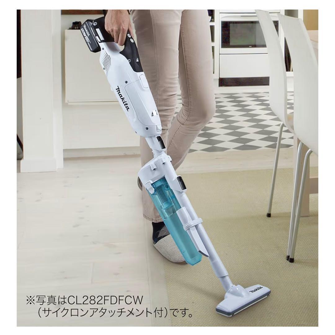 未使用 箱なし マキタ コードレス掃除機 紙パック式&サイクロン CL282FD