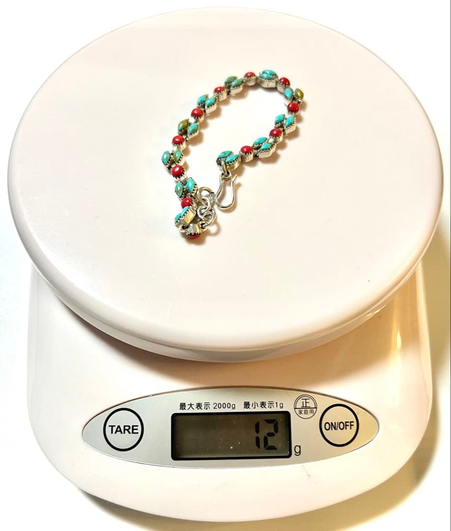 ターコイズとコーラルのブレスレット＆リング