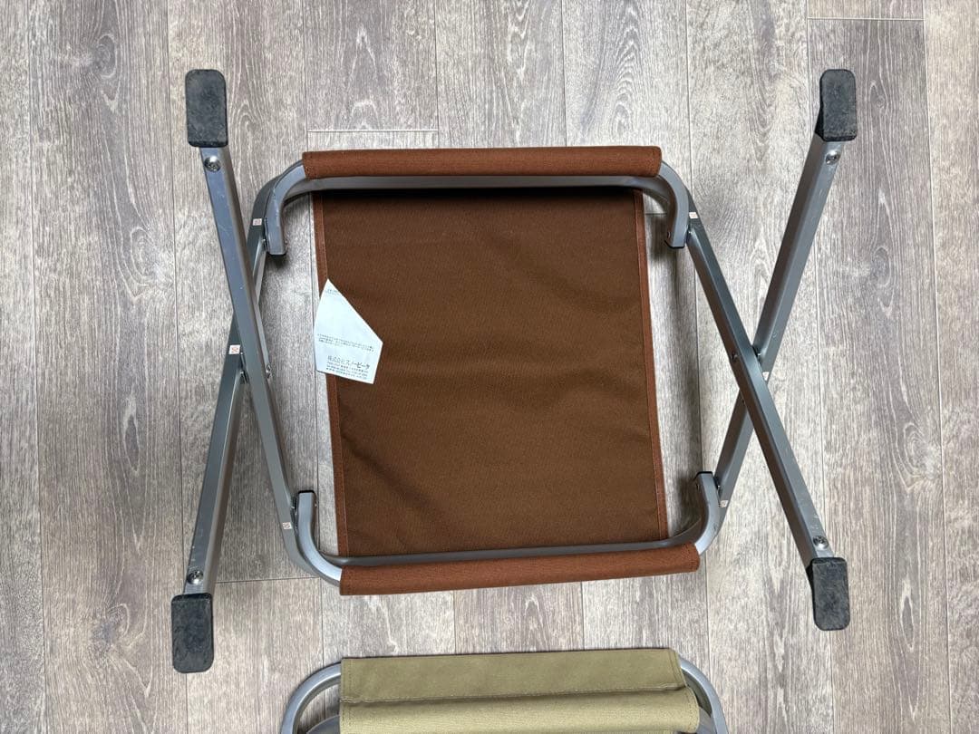  peak オットマン　ブラウン・カーキ　2脚セット