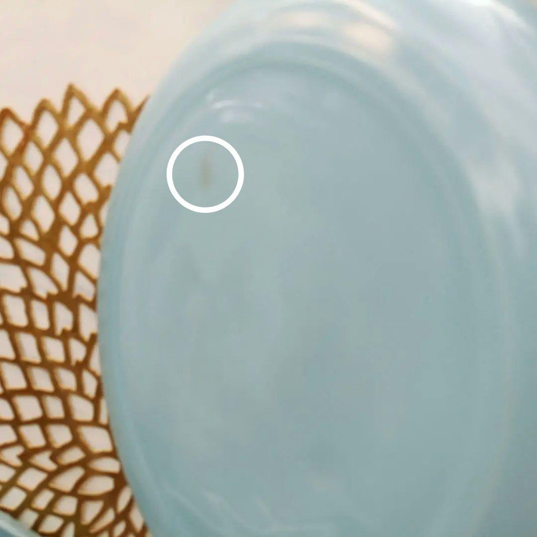 美品❁ファイヤーキング ターコイズブルー ディナープレート 9インチ 8枚セット