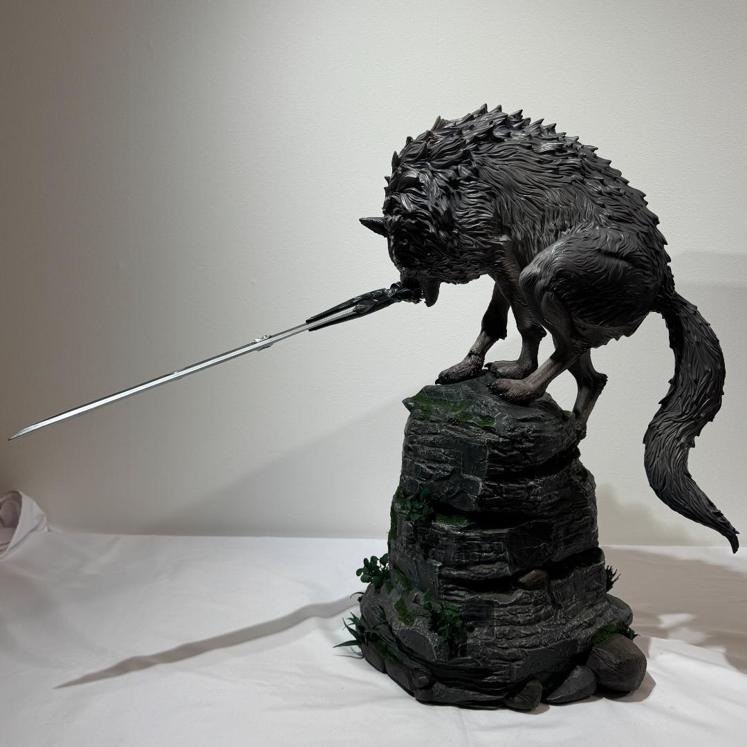 ダークソウル/ 灰色の大狼シフ スタチュー シリアルナンバー 未開封