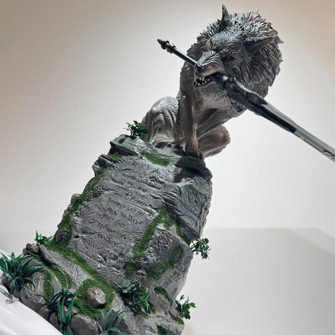 ダークソウル/ 灰色の大狼シフ スタチュー シリアルナンバー 未開封