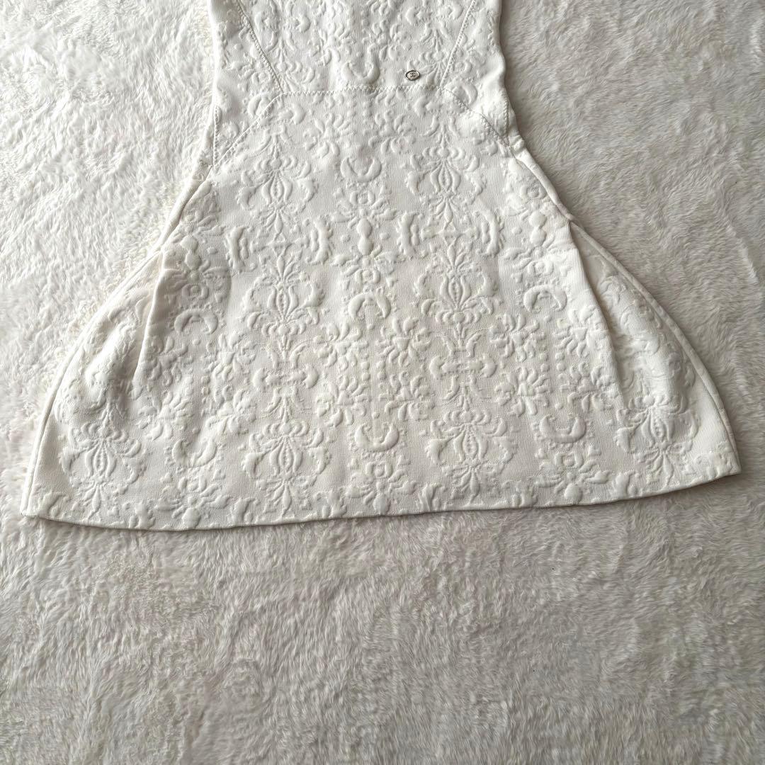 CHANEL シャネル クルーズライン42 ワンピース ココマークボタン 13号