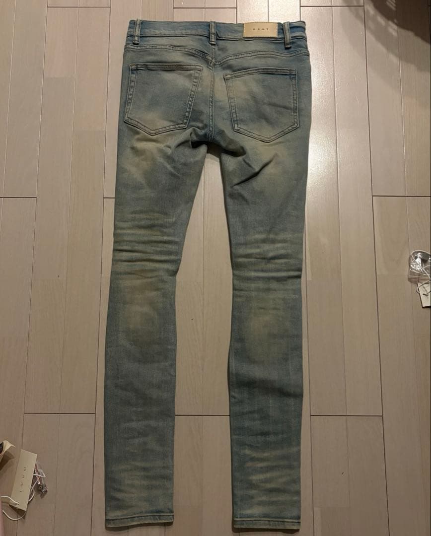 mnml ダメージ加工 スキニーデニム