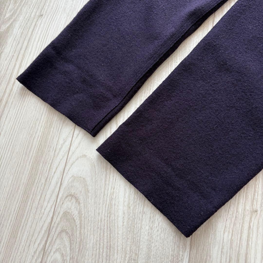 【美品】JURGEN LEHL ウールコート カーディガン 紫 ヨーガンレール