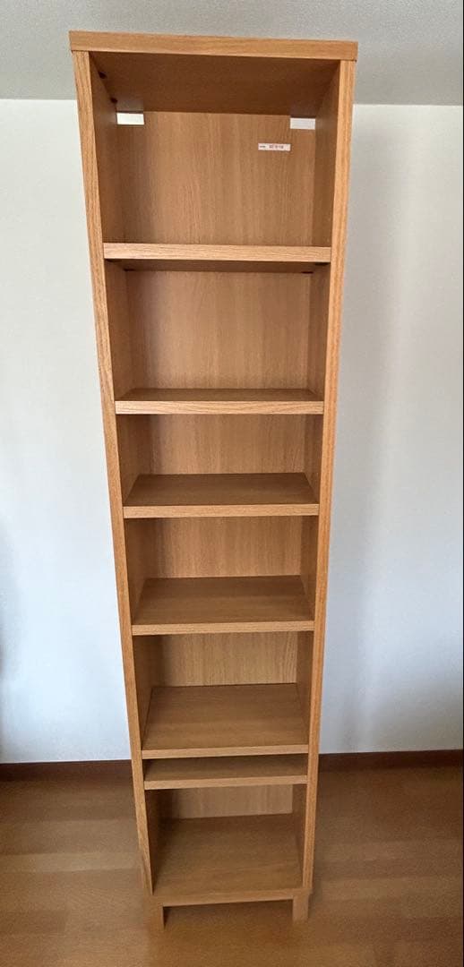 無印良品 オーク材薄型ラック 大 (送料込み)