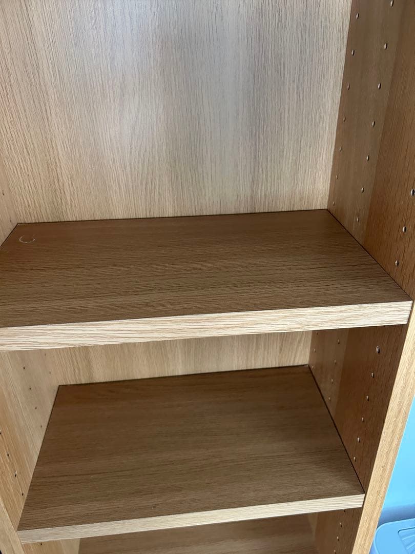 無印良品 オーク材薄型ラック 大 (送料込み)