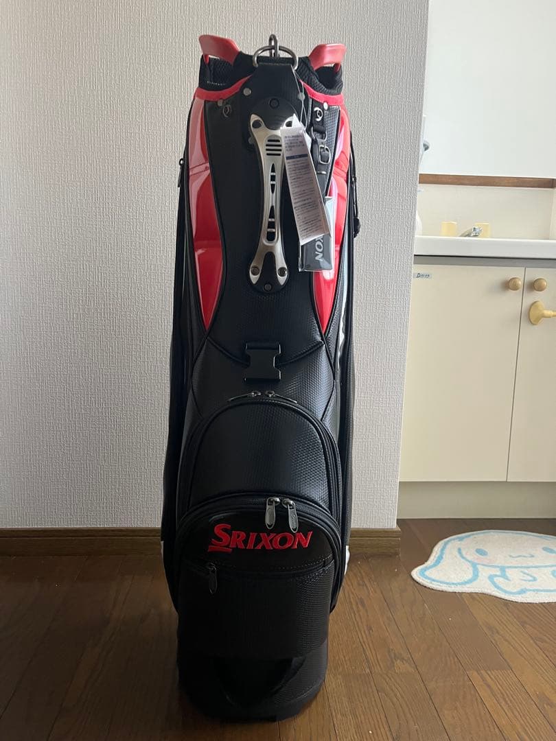Srixon キャディバッグ 黒/赤