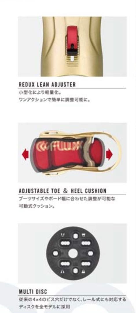 FLUX F1XVMG ゴールドメダル Mサイズ