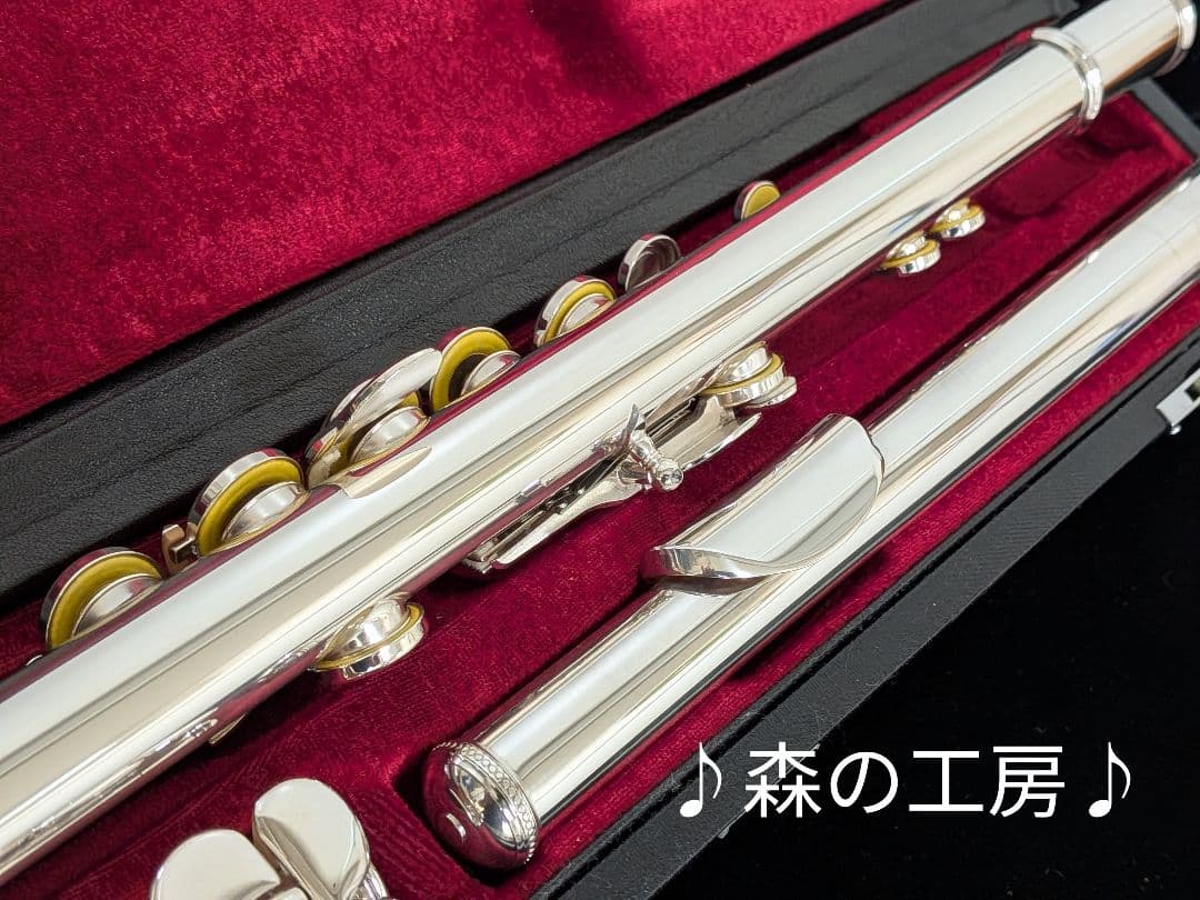 フルート専門店‼️初心者応援‼️頭部管銀製　ヤマハフルートYFL451 Eメカ