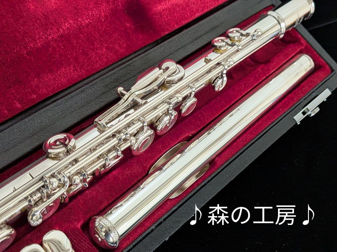フルート専門店‼️初心者応援‼️頭部管銀製　ヤマハフルートYFL451 Eメカ
