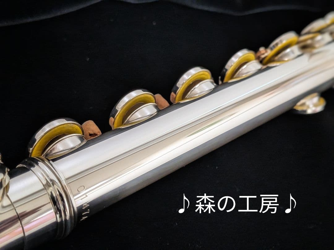 フルート専門店‼️初心者応援‼️頭部管銀製　ヤマハフルートYFL451 Eメカ