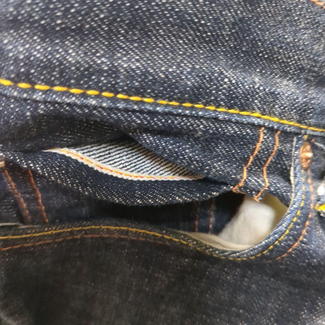 美品 レア✨EVISU✨W30 M】セルビッチ デニム ジーンズ 濃紺 刺繍