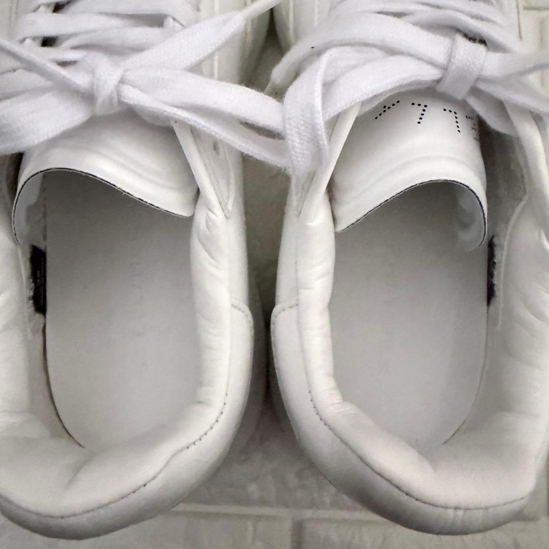 未使用級 ステラマッカートニー 厚底 スニーカー 白ストライプ 23cm