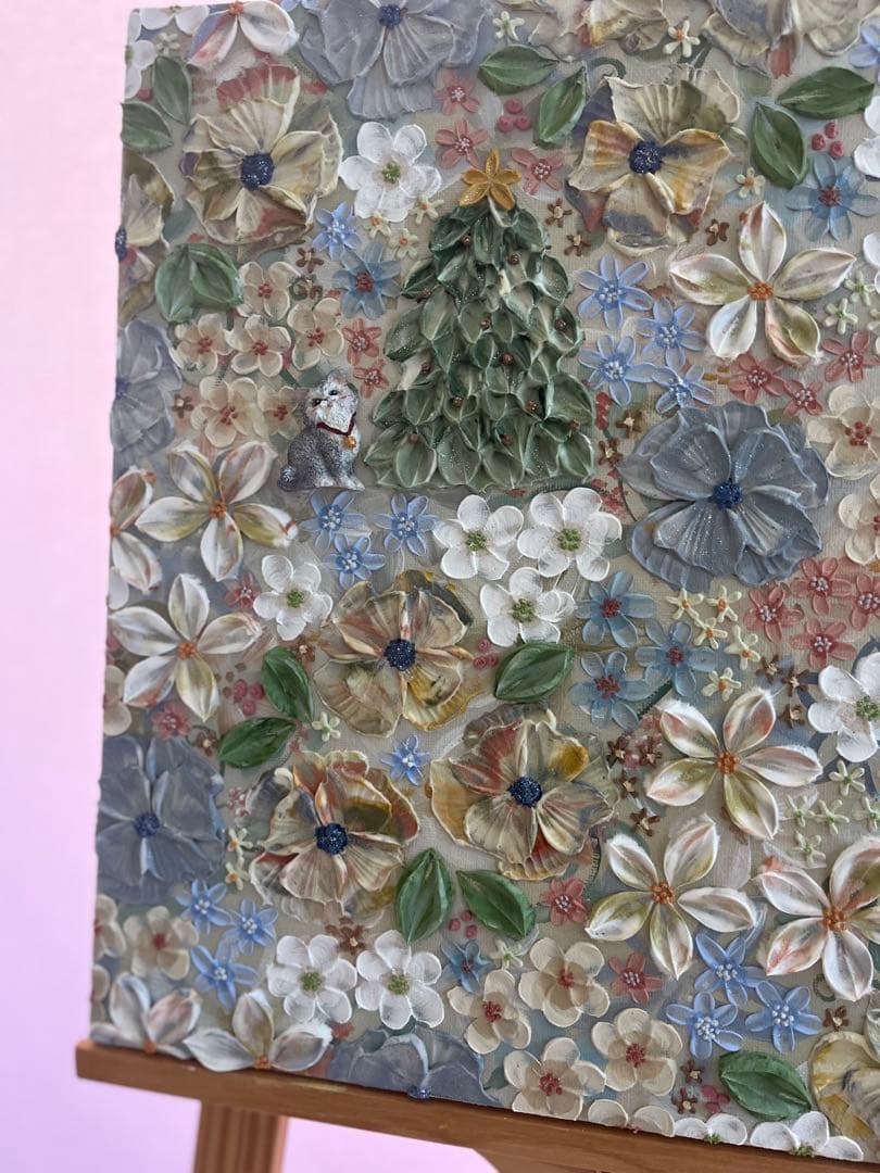 クリスマス オーナメント 猫 クリスマスツリー クリスマスの絵