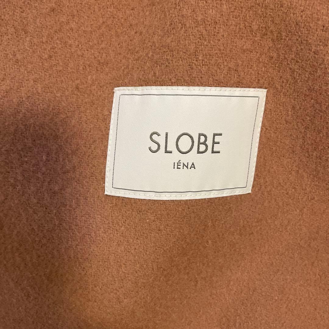 スローブイエナ　ブラウン フリース ポンチョ