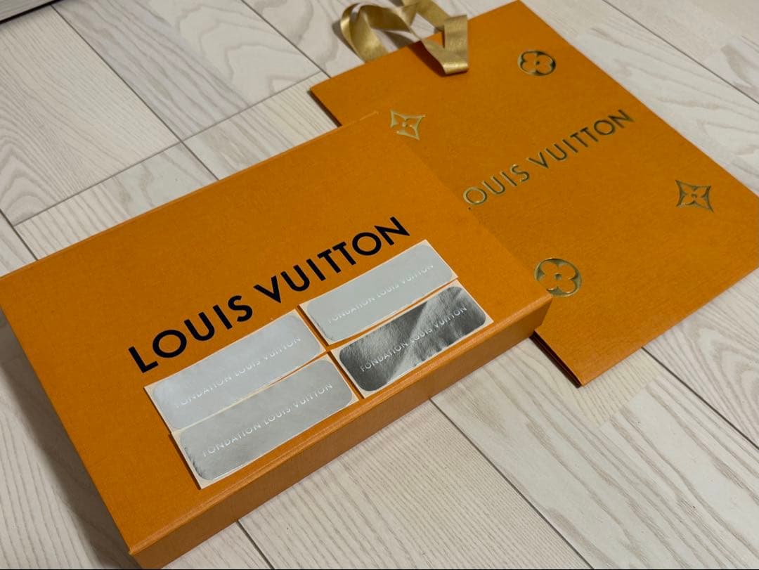 【美品】ルイヴィトン　ダミエ　マフラー　メンズ　正規品LOUIS VUITTON