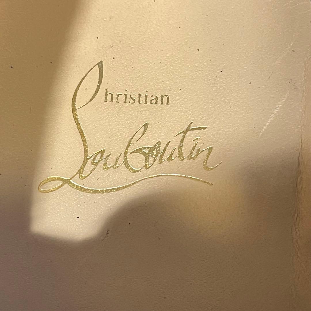 ルブタン 黒 靴 35 1/2 革 スリッポン スニーカー ローファー