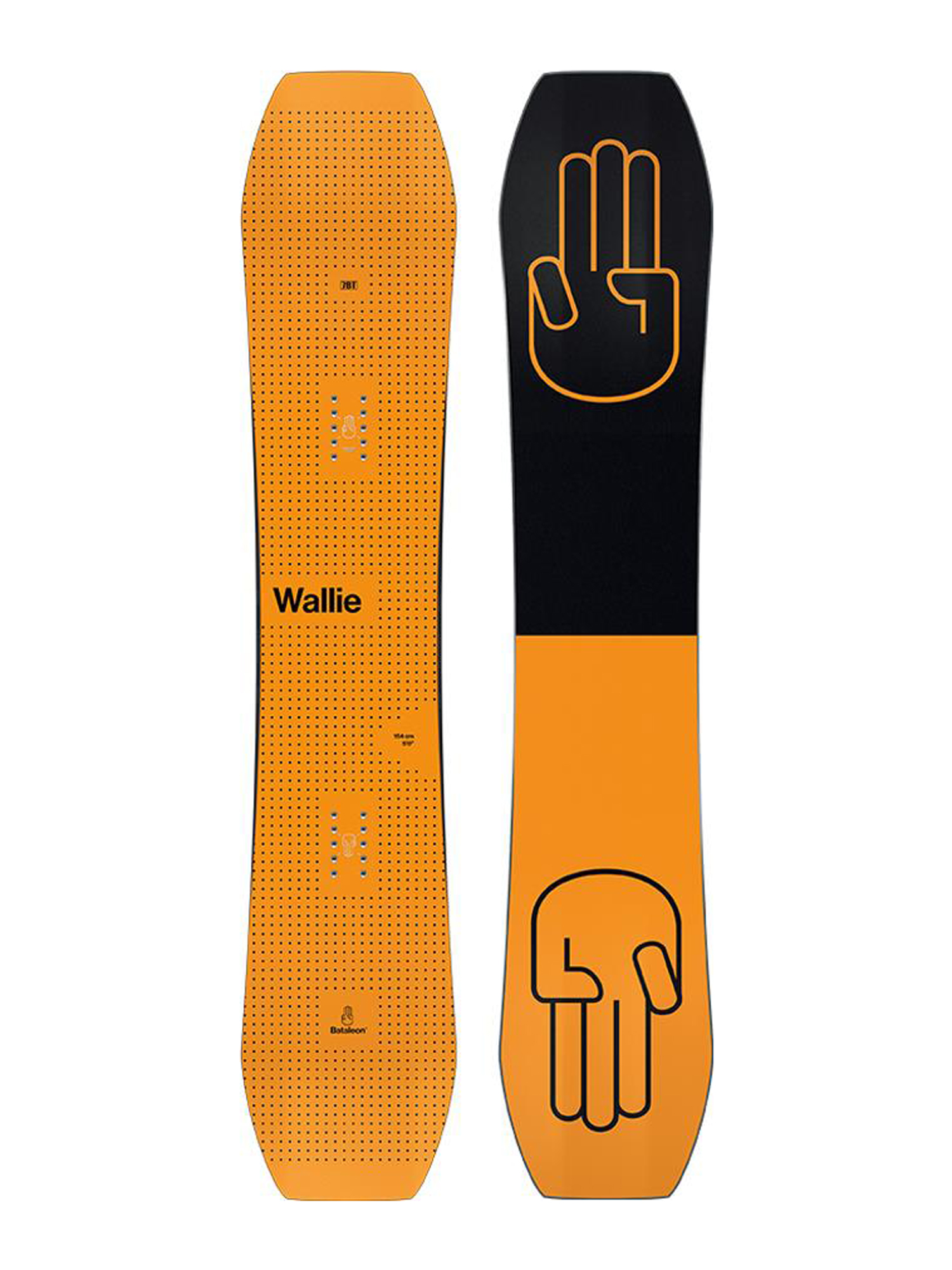 Bataleon Wallie Snowboard - orange (black/orange)