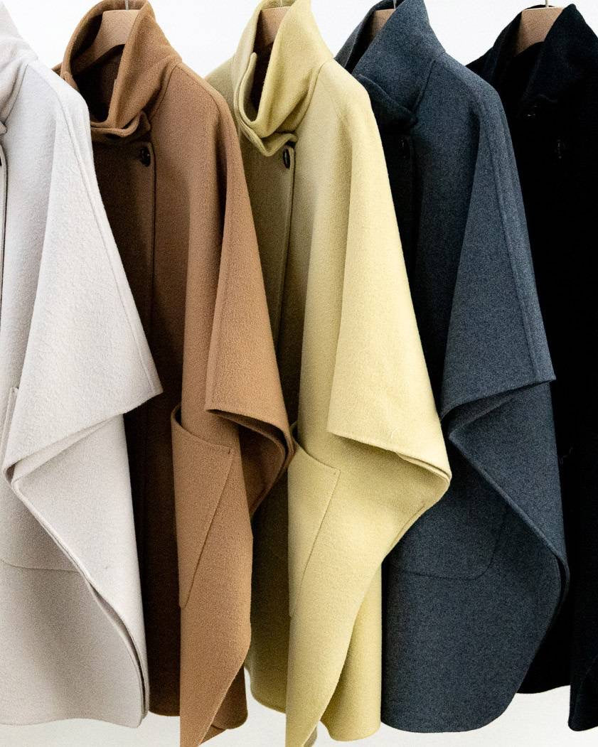 CLOCHE】ダブルフェイスポンチョコート/55284504