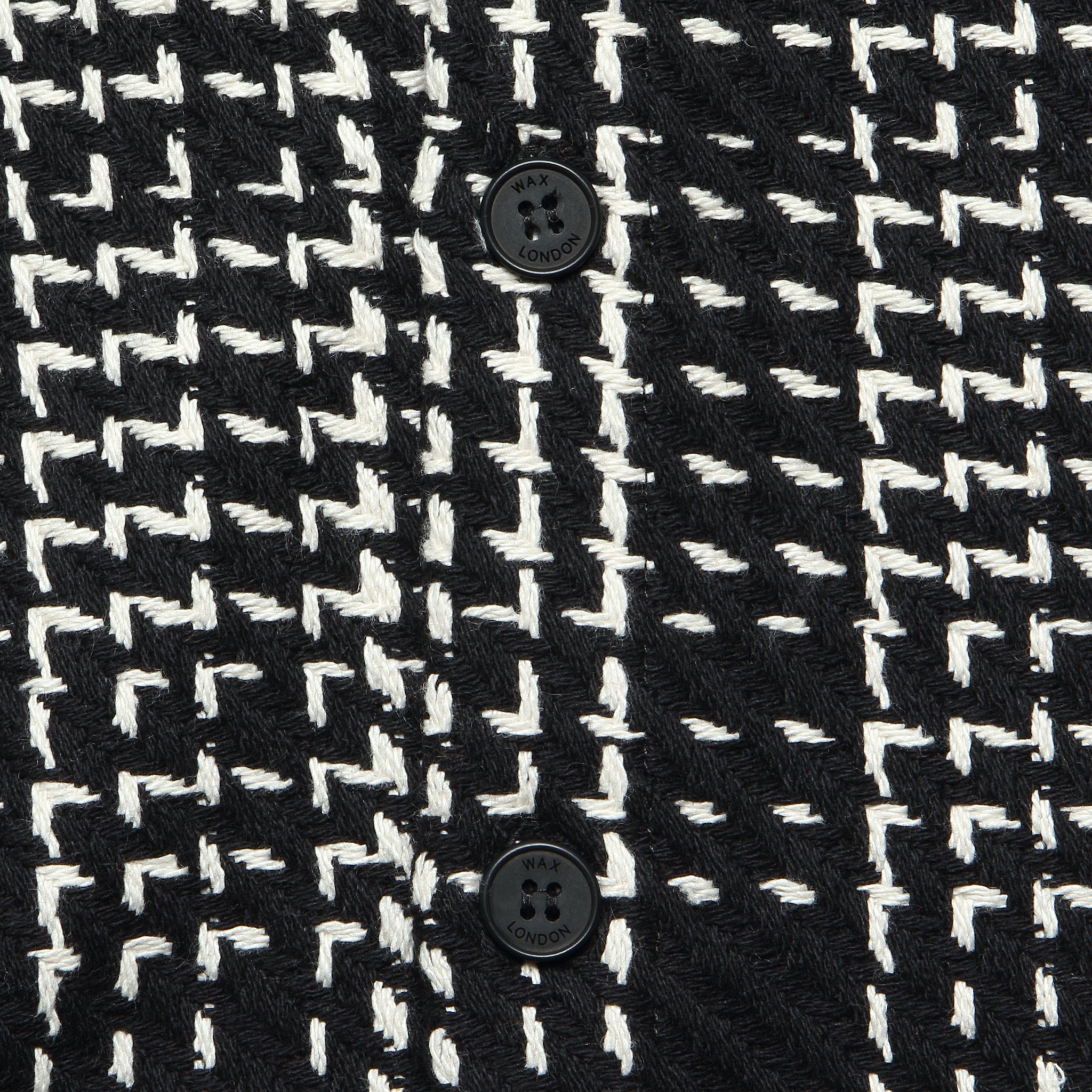 Whiting Overshirt - Twin Weave Black