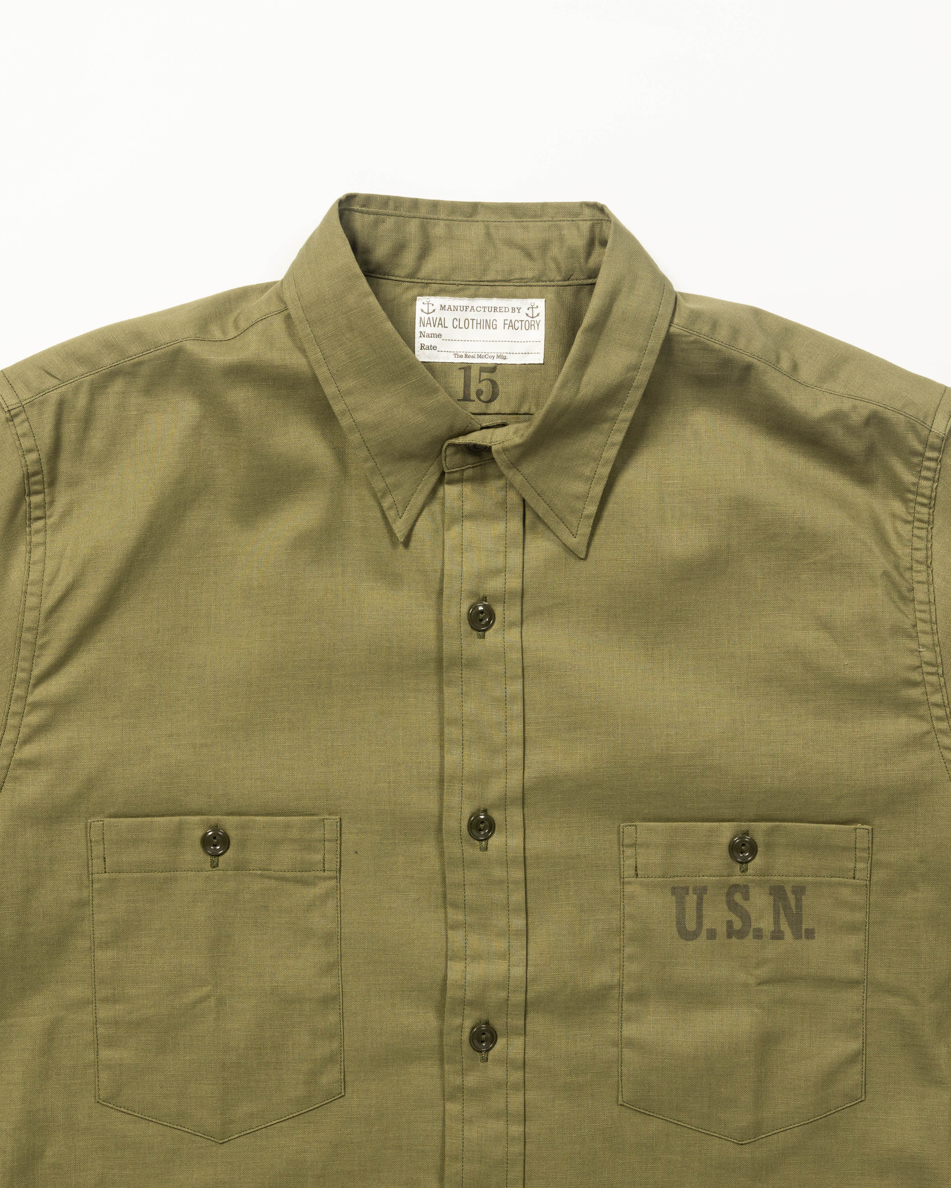 The Real McCoy's N-3 Utility Shirt S/S – Standard & Strange