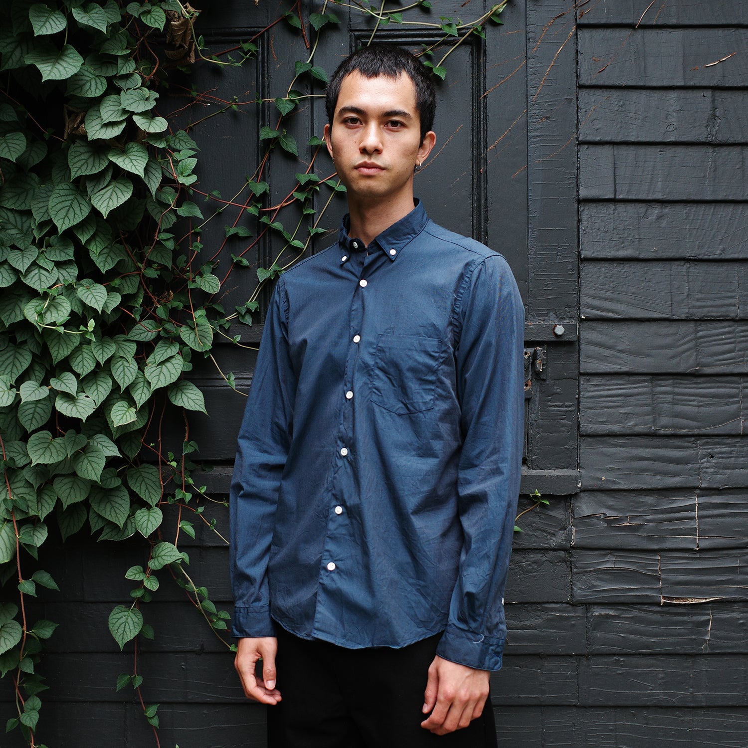 Single Needle Shirt, End on End Dark Teal – Steven Alan