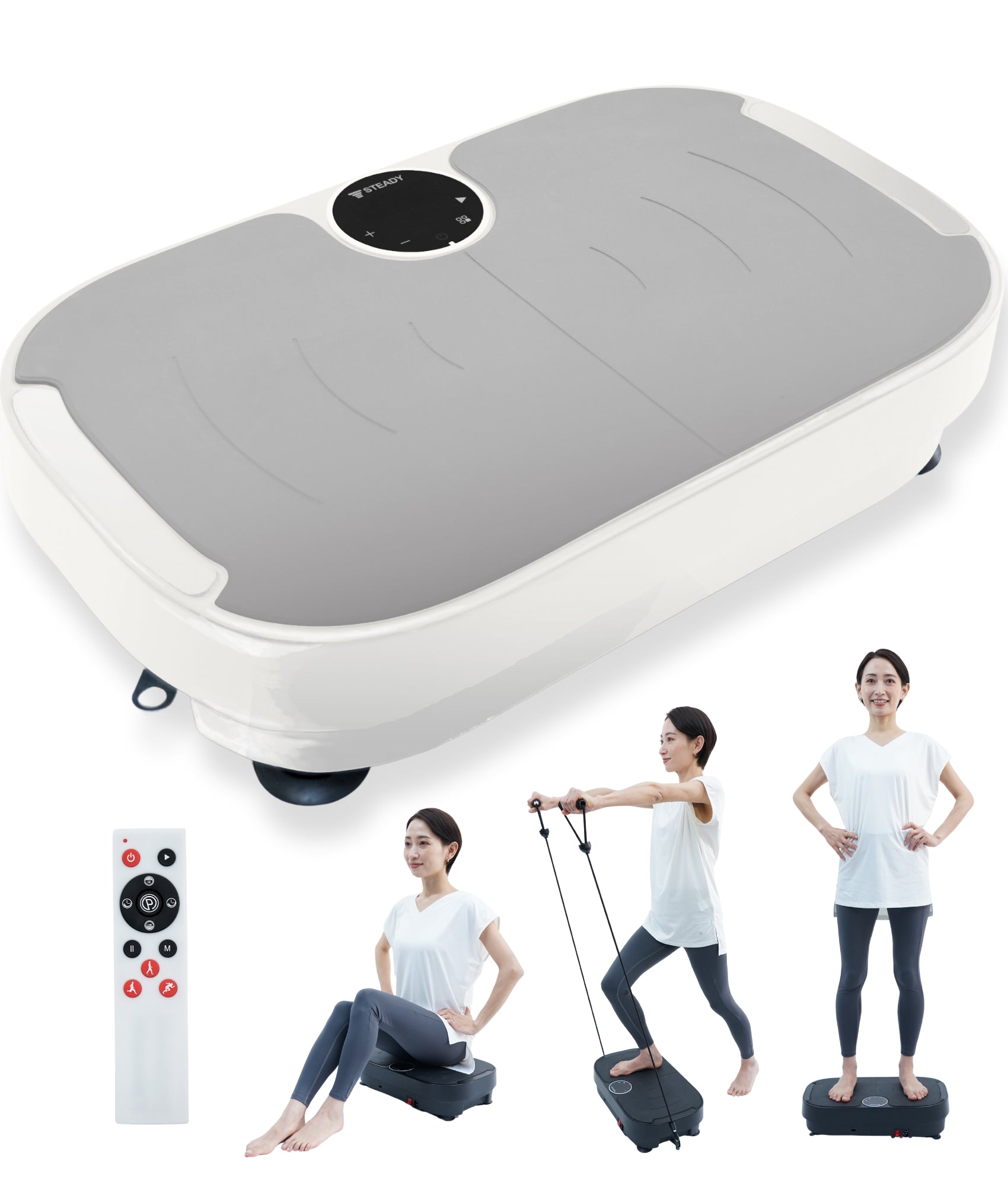 振動マシン コンパクト 初心者 シニア ながら運動 運動不足解消 365日