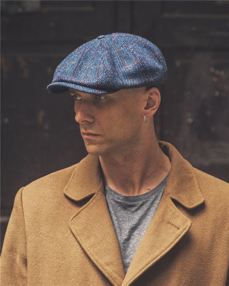 Shelby - made of genuine Harris Tweed cap vintage (100% wool)