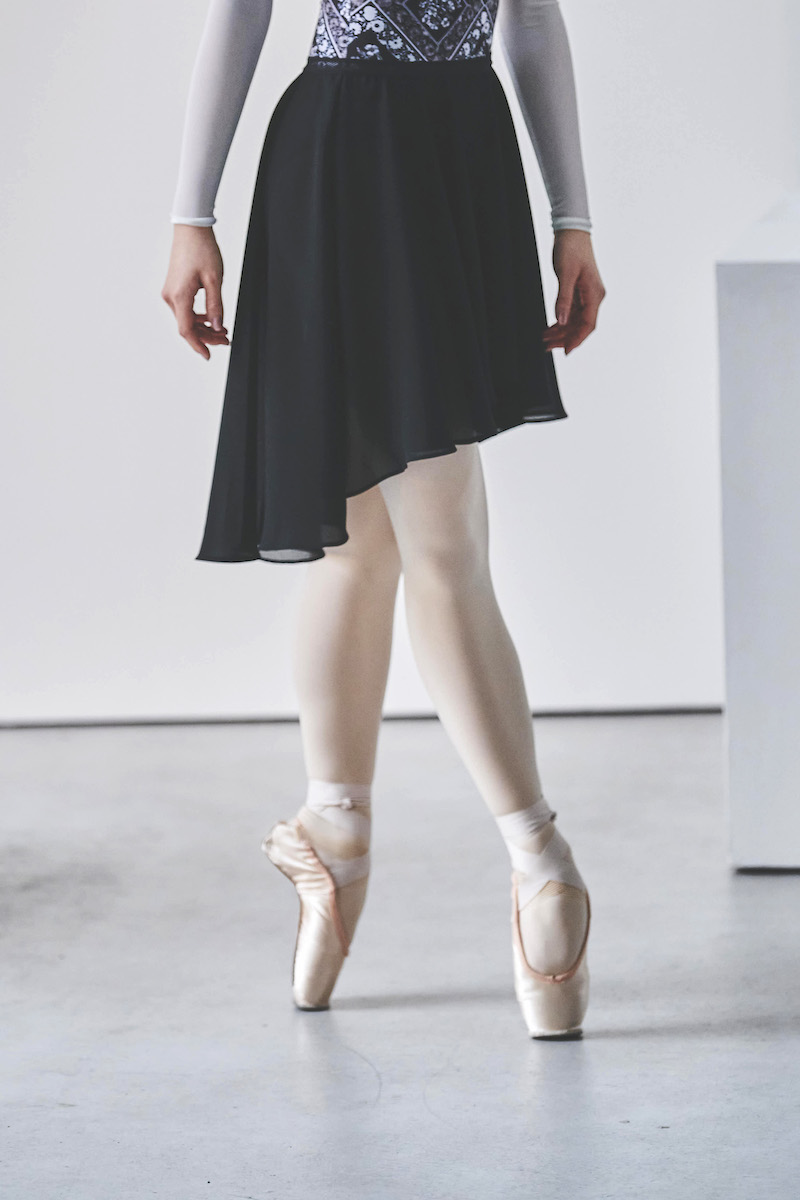 stina / pull-on skirt / black