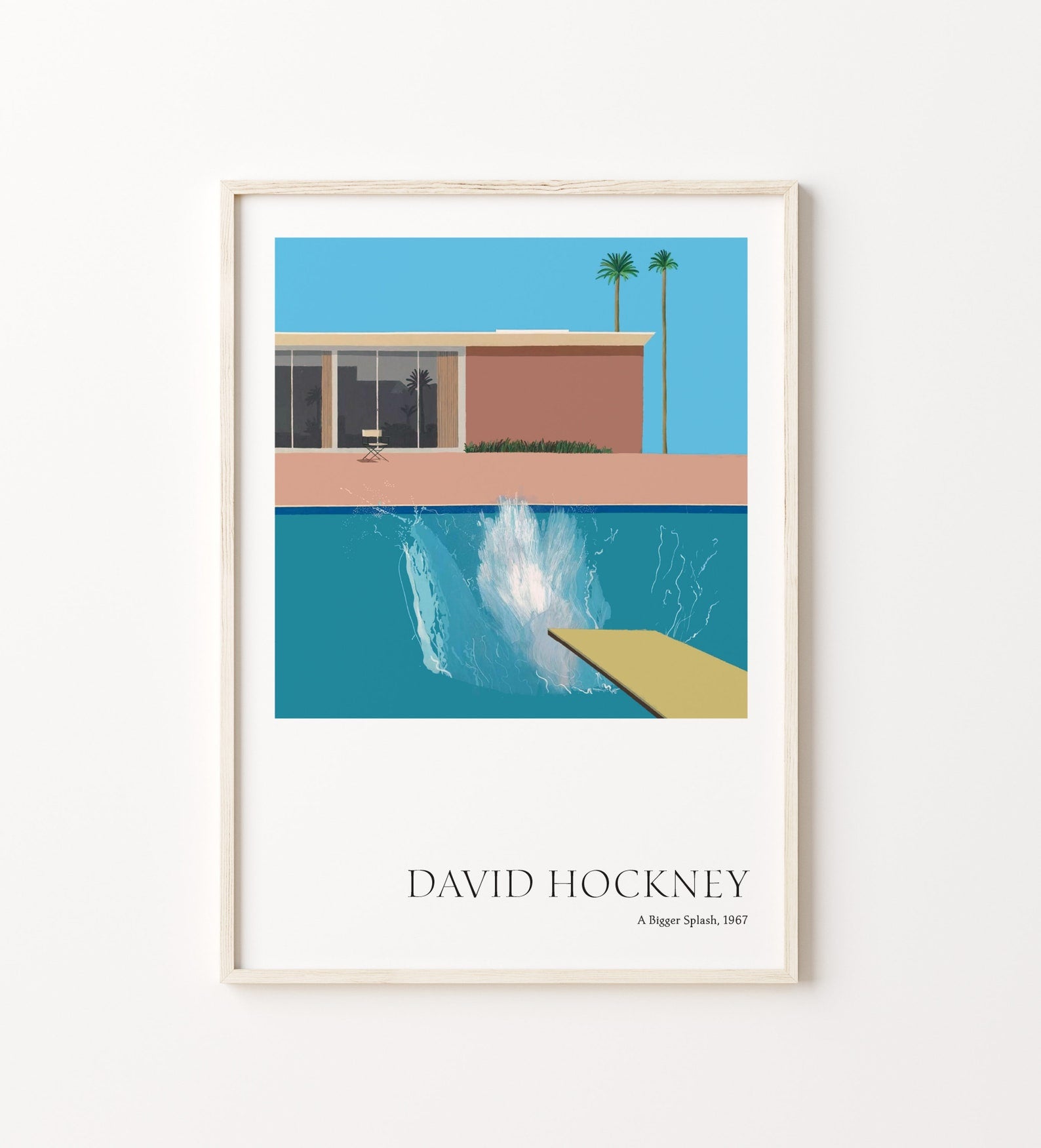 David Hockney Exhibition | 'A Bigger Splash' Print – Studio93