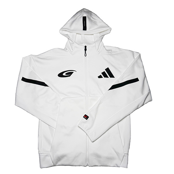 adidas Z.N.Eフルジップフーディー (ホワイト/Mサイズ） | SUPER GT SQUARE