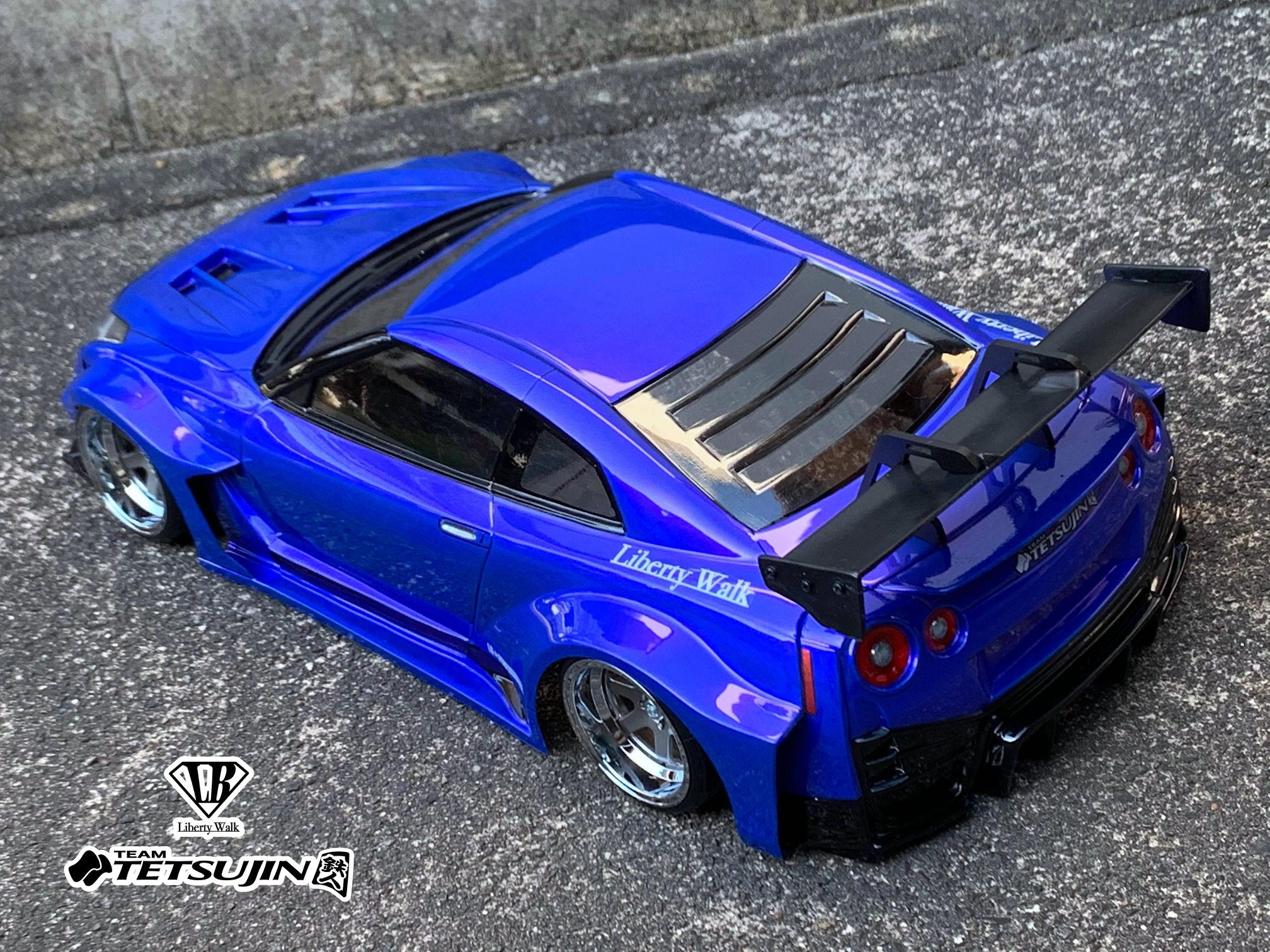Nissan Skyline R35 Liberty Walk LB WORKS Silhouette 1-10 Body Set