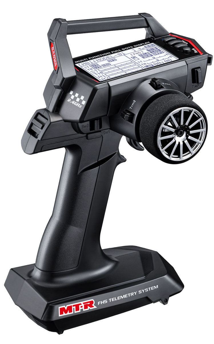 Sanwa MT-R FH5 Airtronics 4-Channel Transmitter Radio w- RX-493i