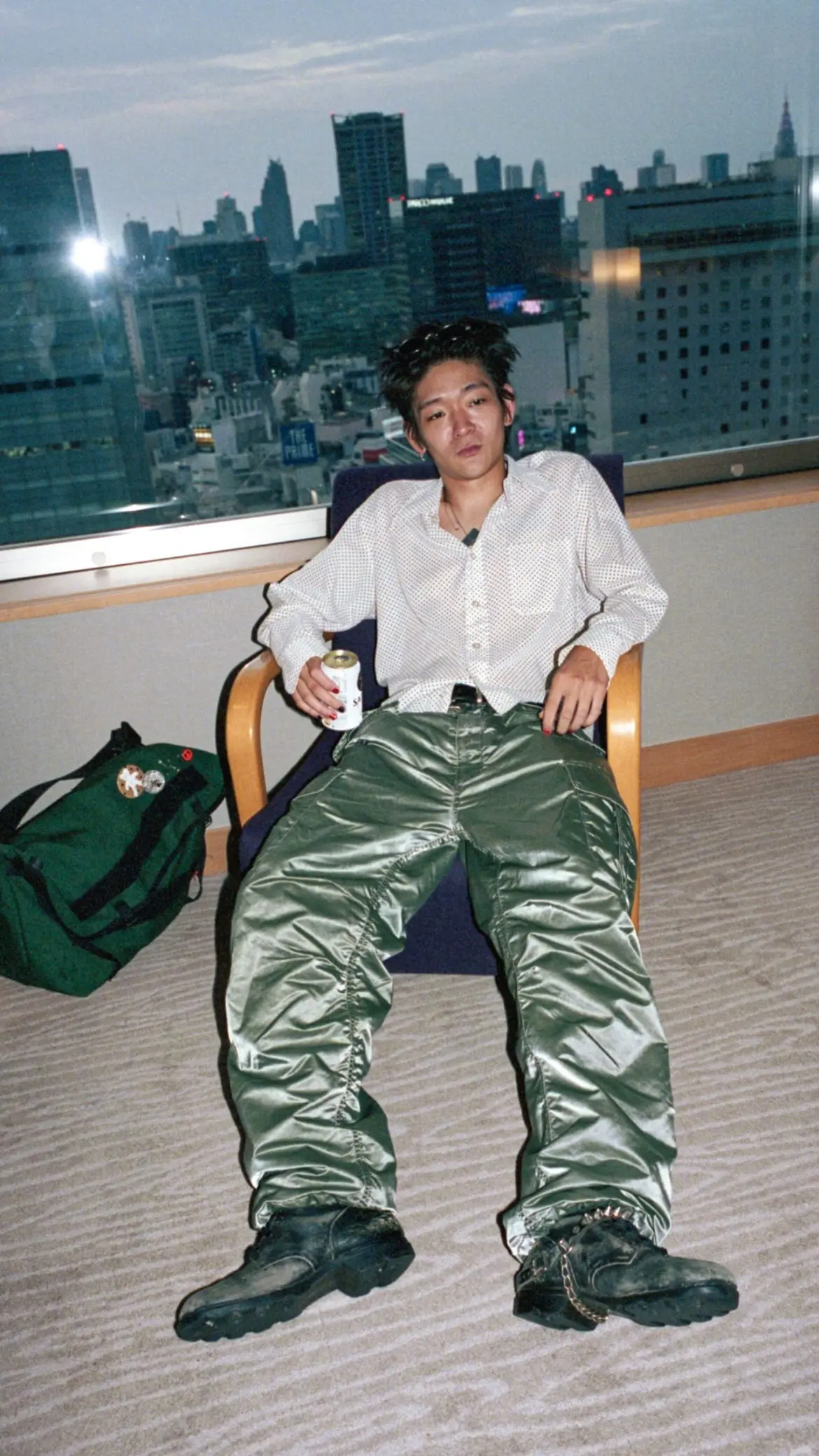 Supreme Washed Flight Satin Cargo Pant L