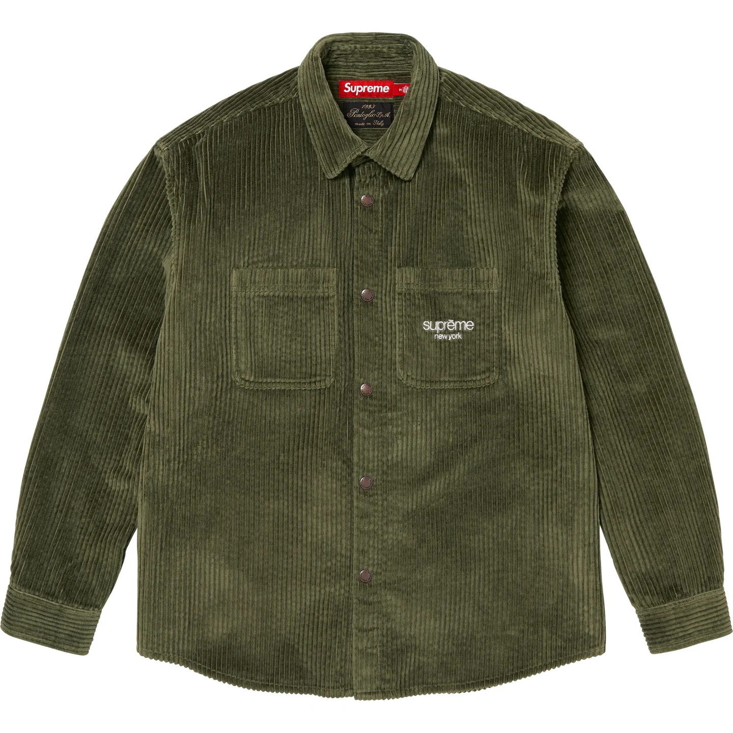 Wide Wale Corduroy Snap Shirt | Supreme 24fw