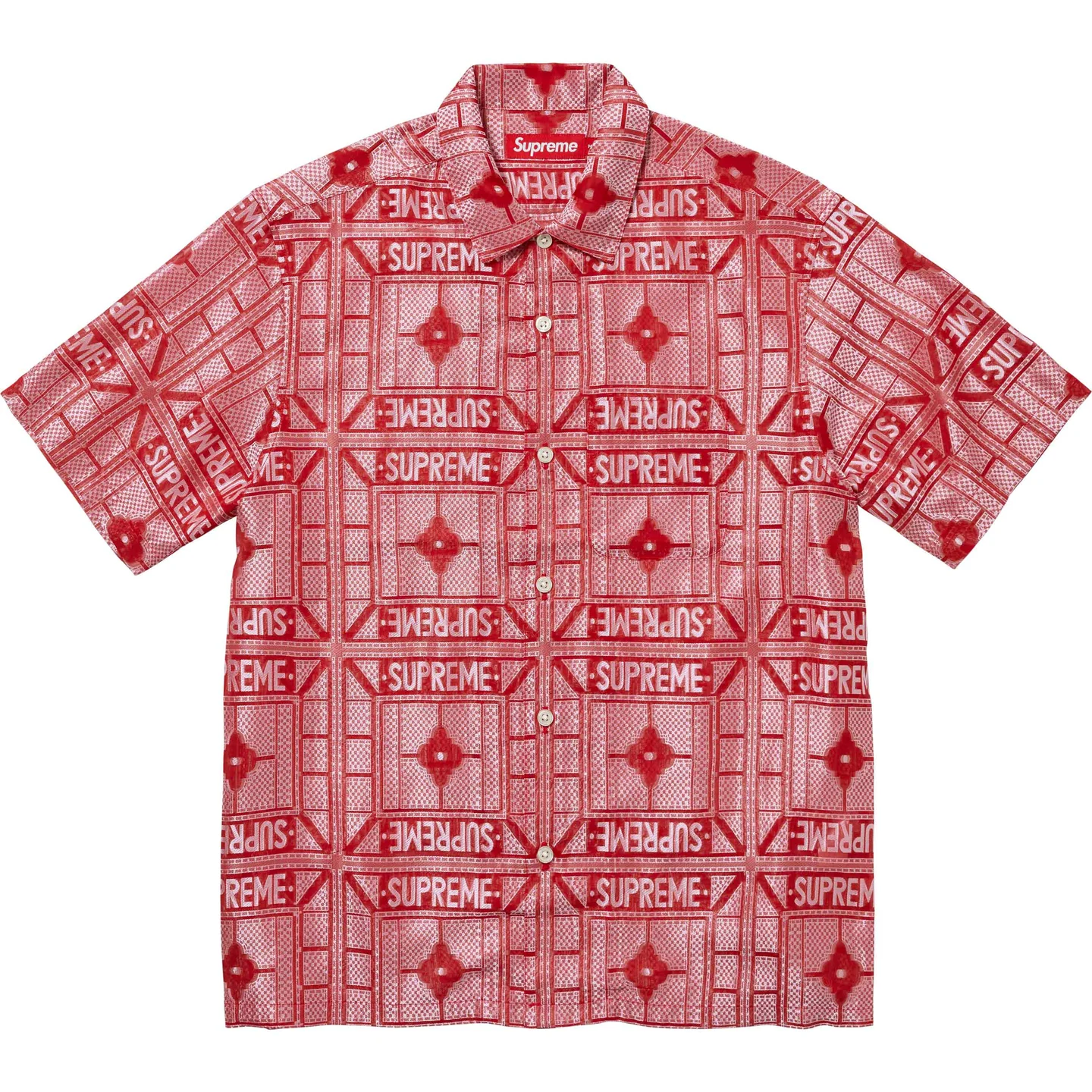 Tray Jacquard S/S Shirt | Supreme 24ss