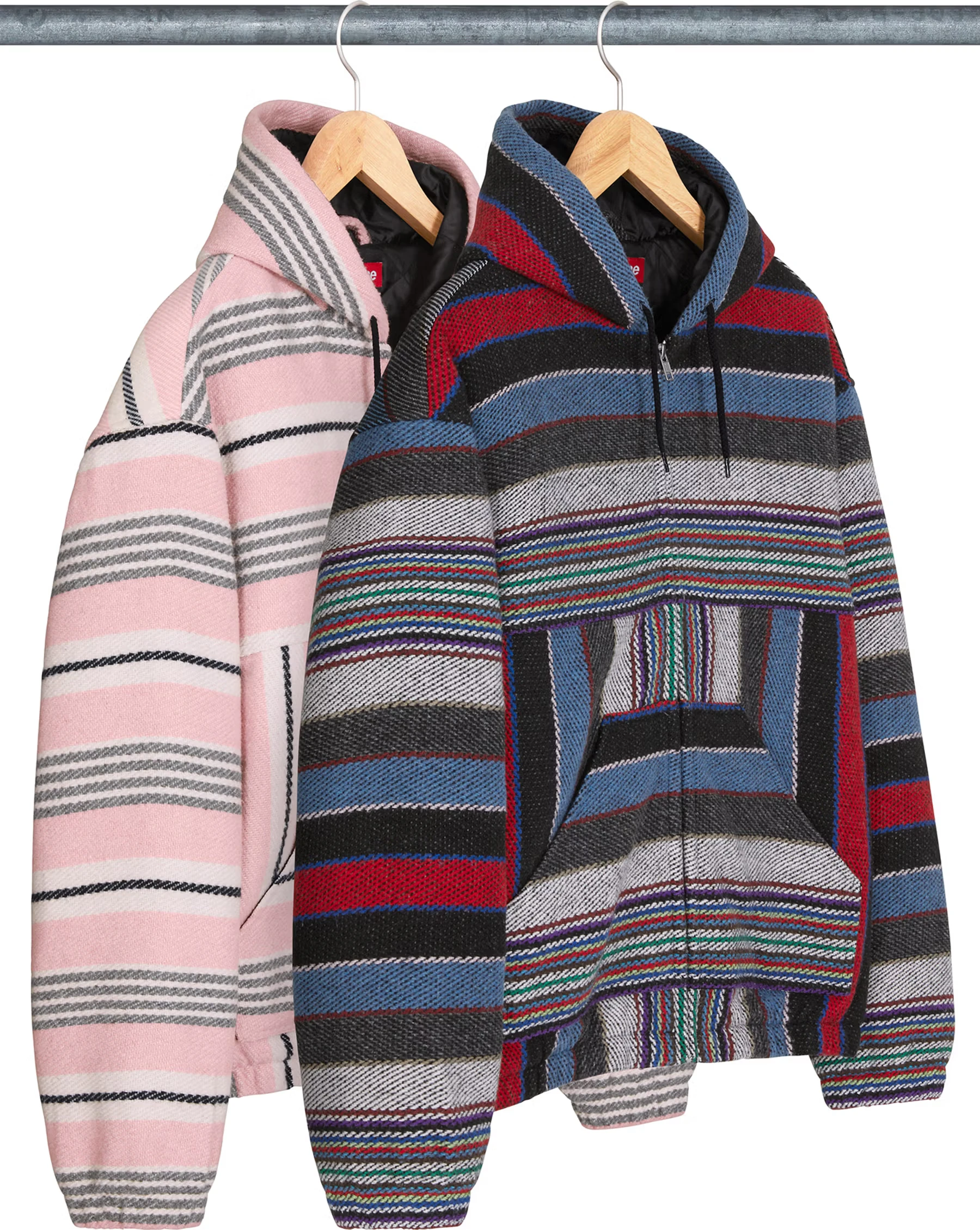 Woven Stripe Hooded Jacket | Supreme 25ss