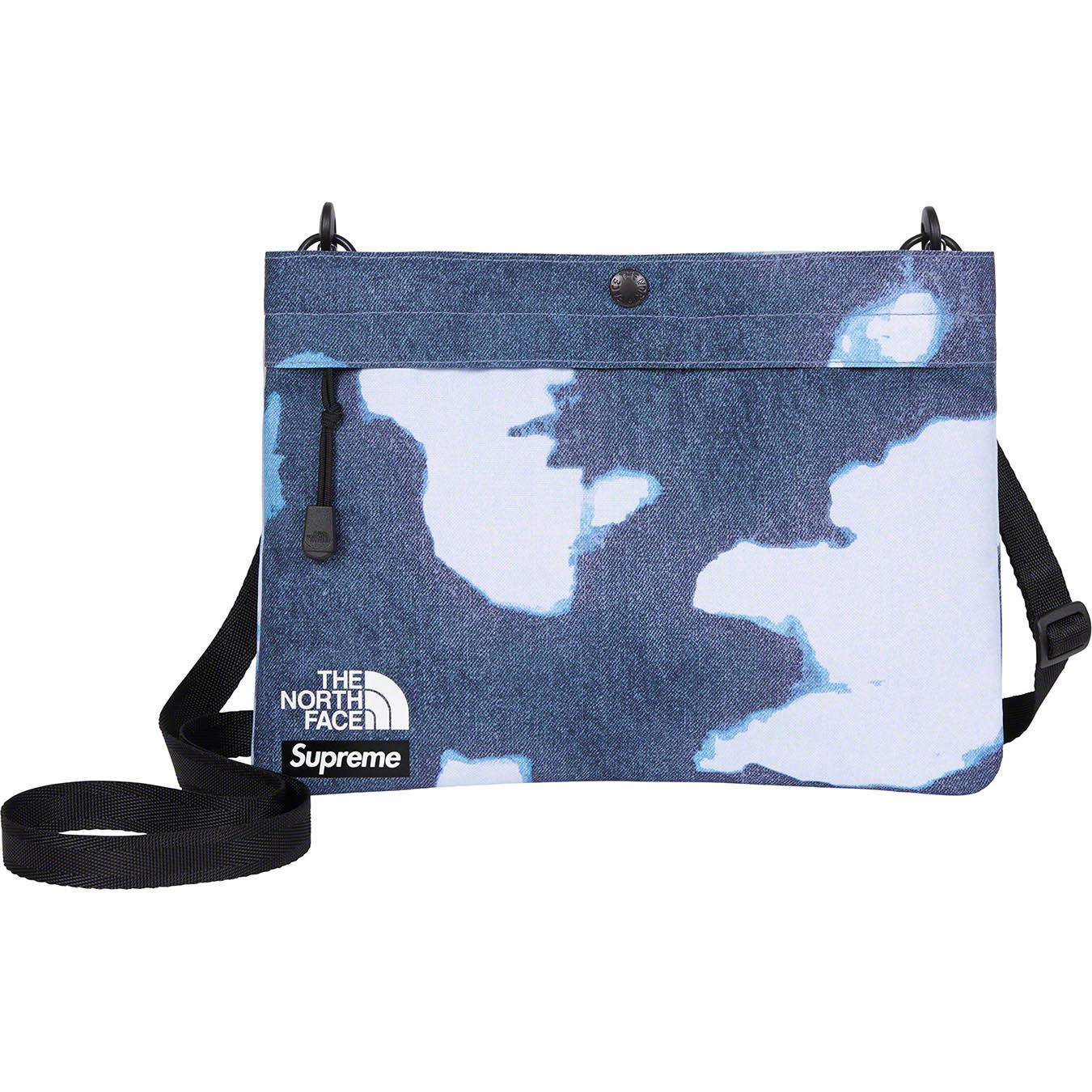 Supreme®/The North Face® Bleached Denim Print Shoulder Bag